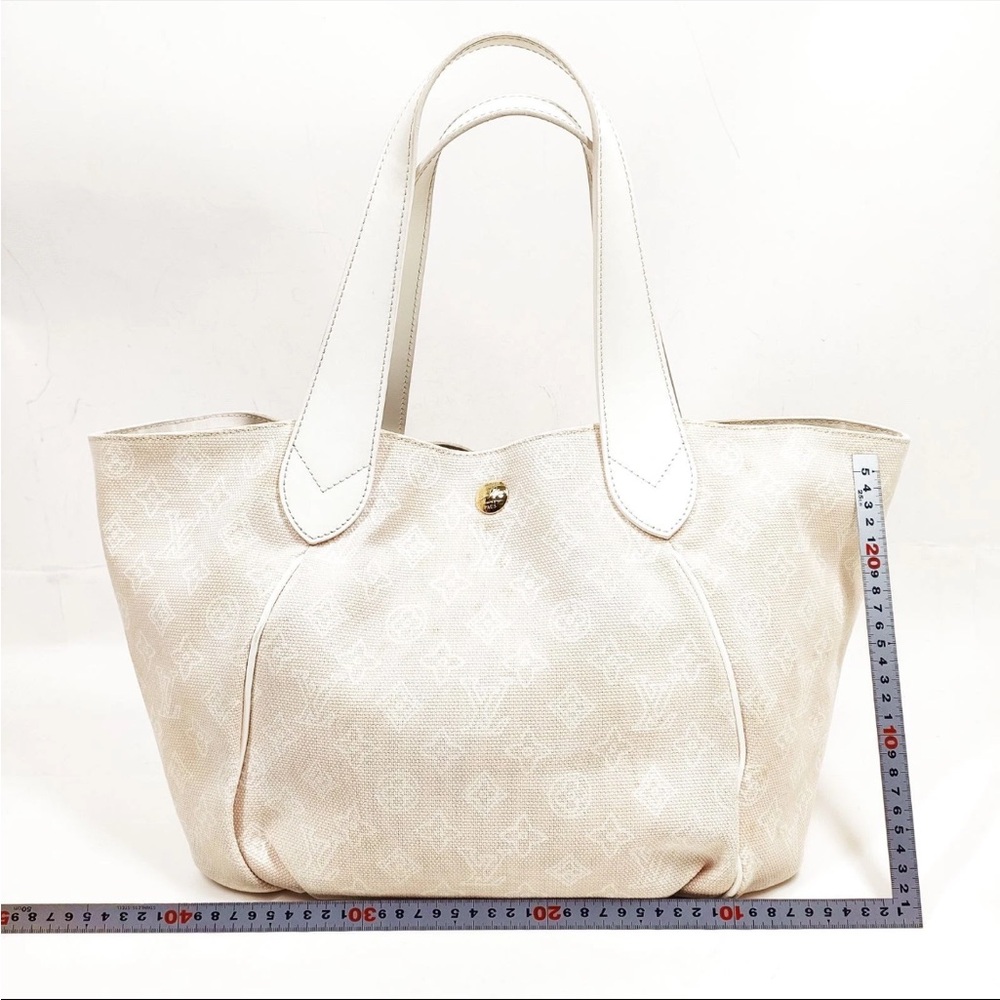 Louis Vuitton Cream and Tan Tote Set - Picture 8 of 8